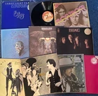Job Lot used 70s Vinyl LPs - Bob Dylan Santana Eagles E.L.O. VG+/EX