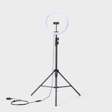 NEW heyday 12" RGB Ring Light with Tripod Black Free Shipping