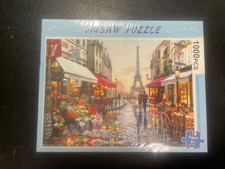 new sealed 1000 Pieces Jigsaw Puzzle Paris Street Eiffel Tower Flowers Puzzle