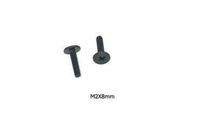 M2 x 8mm Phillips Flat Head Screws for x27 Stepper Motors Gauge Cluster 10-Pack