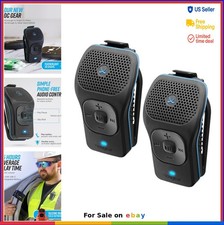 Wearable Bluetooth Speaker 2 Pack Clip On Mini IPX7 Waterproof 15 Hour Battery