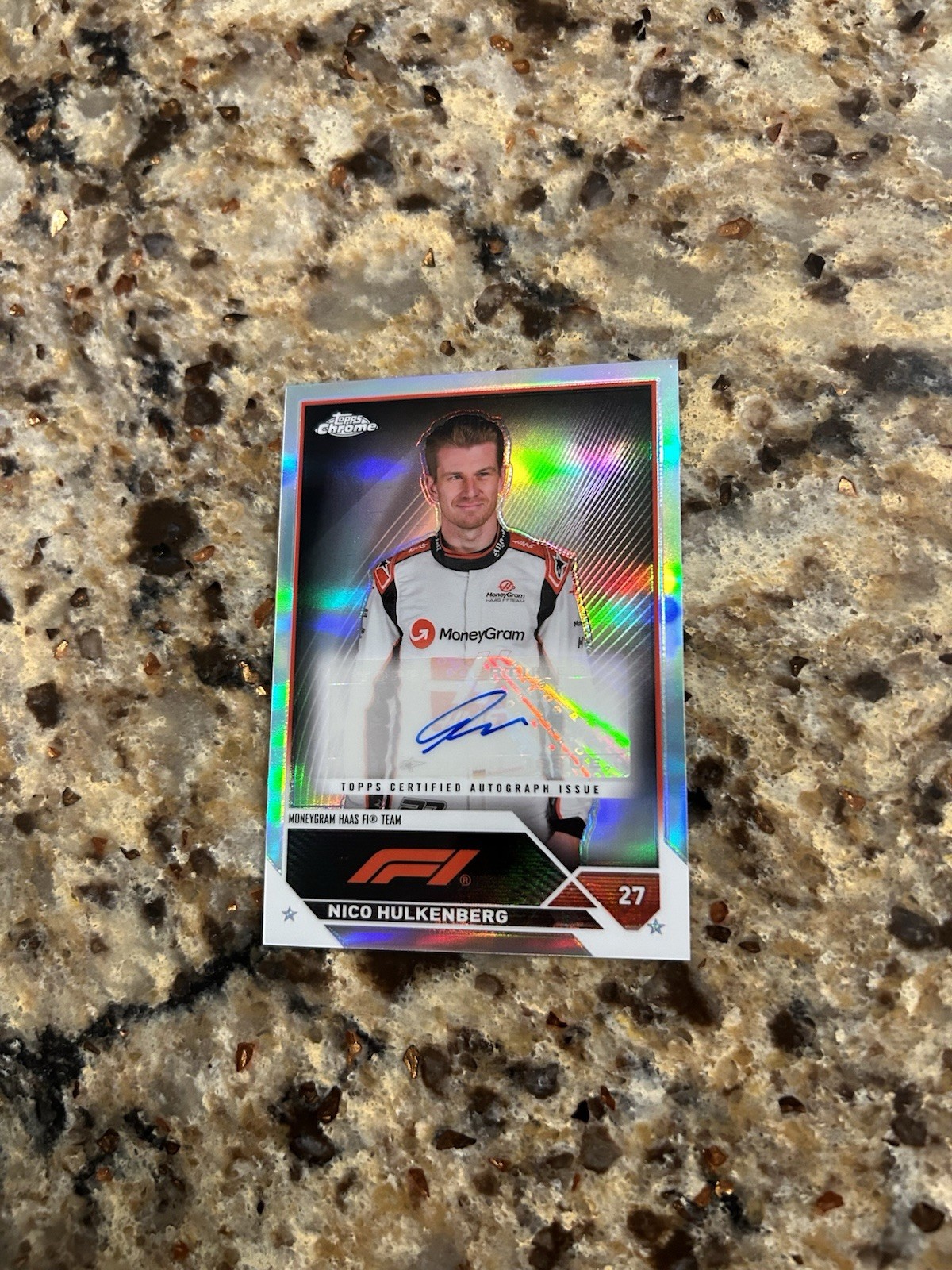 2023 Topps F1 Formula One Chrome Nico Hulkenberg Auto Autograph Haas