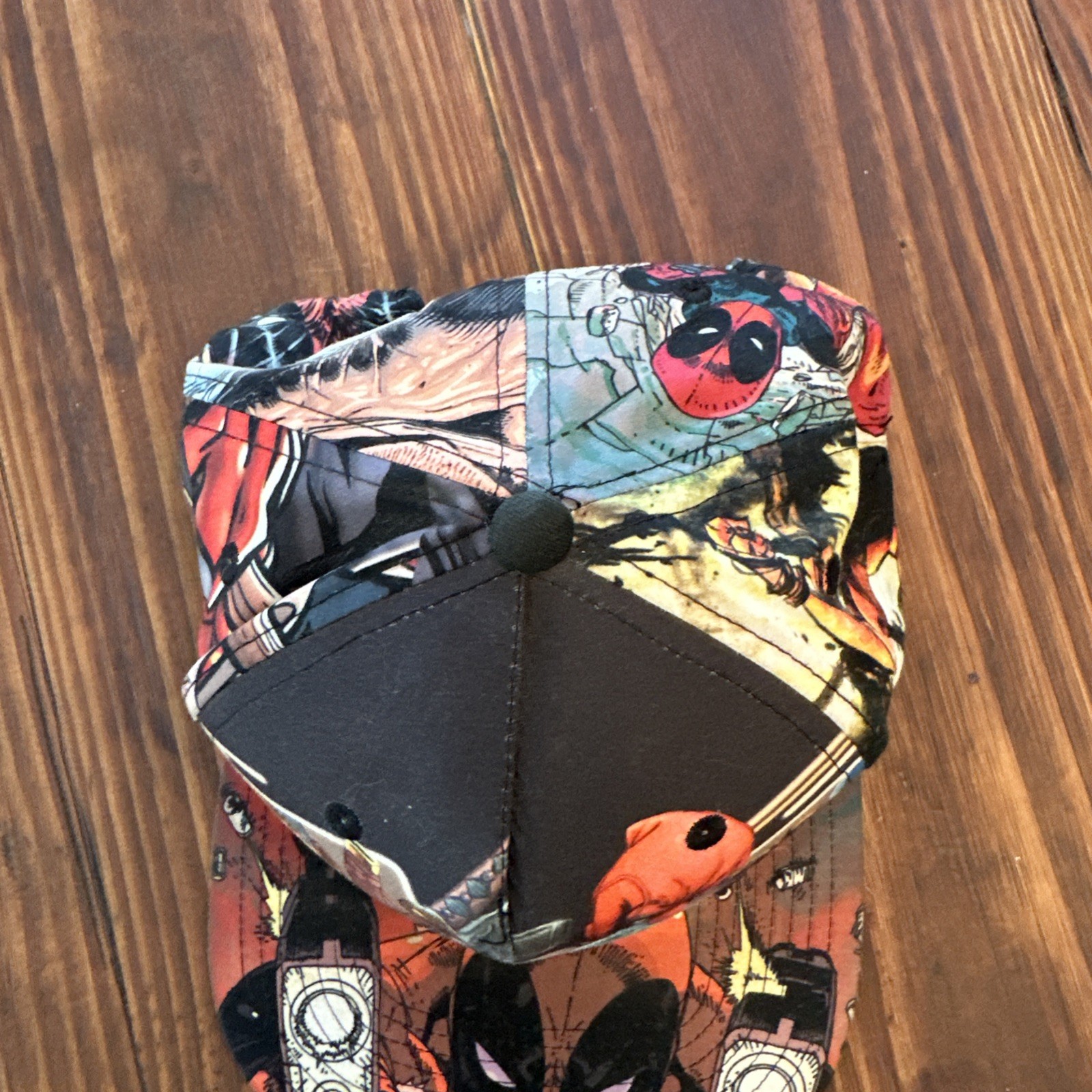 Marvel Original SnapBack Deadpool Baseball Cap - image 4