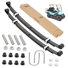 Heavy Duty Golf Cart Rear Leaf Spring Kit 4-Leaf Leaf Spring with Bushings 