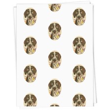 Geschenkpapier/Geschenkanhänger "Deutsch Kurzhaar Zeiger Portrait" (GI052845)