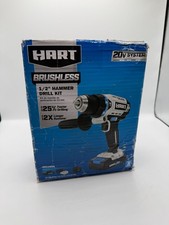 HART 20V Brushless 1/2 Hammer Drill Kit Charg...
