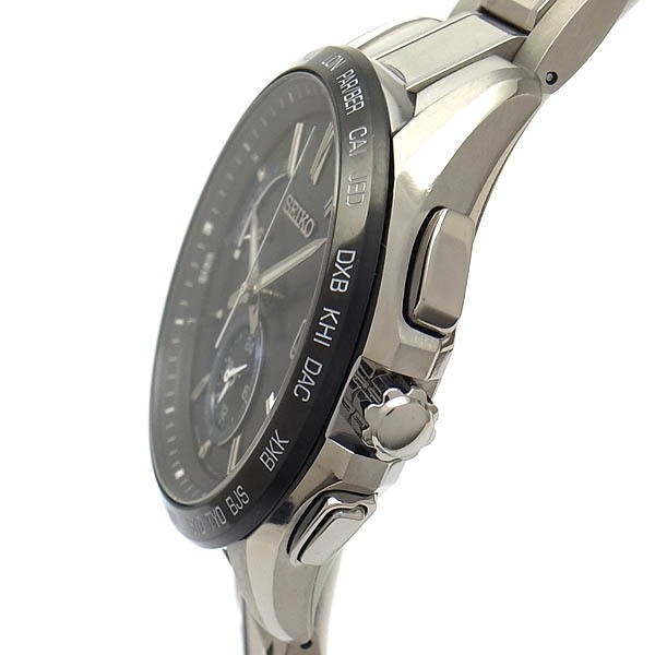 Seiko SAGA235 Brightz Flight Expert Dual Time Titanium 42mm