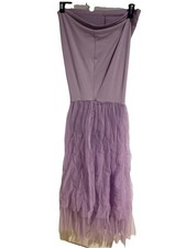 Shein Lilac Purple Size Small 4 Mermaid Long Length Strapless Dress