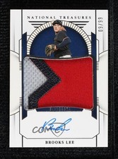 2024 National Treasures Prospect Material Signatures 9/99 Brooks Lee Auto 16wc