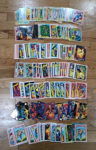 Vintage Marvel DC Comic Trading Card Lot 1991 1992 1993 Spiderman Stan Lee Hulk