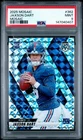 PSA 9 2025 Panini Mosaic Jaxson Dart RC Mosaic Silver Prizm SP Rookie Giants