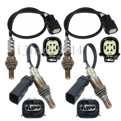 4Pcs Oxygen O2 Sensor 1&2 For 2011 2012 2013 2014 Ford Edge 3.5L 3.7L Front+Rear