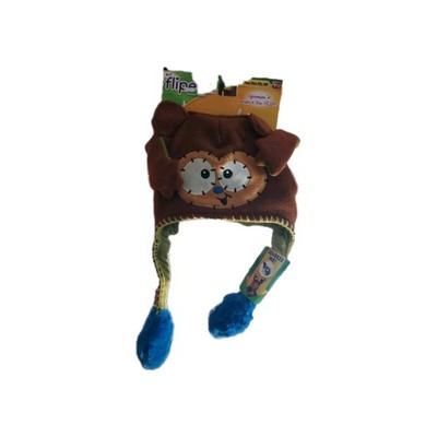 FLIPEEZ HAT ''HUGGY THE MONKEY'' ONE SIZE FITS ALL SQUEEZE N' WATCH ''EM FLIP #155