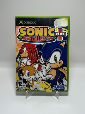 Sonic Mega Collection Plus (Microsoft Xbox, 2004) Complete CIB Sega