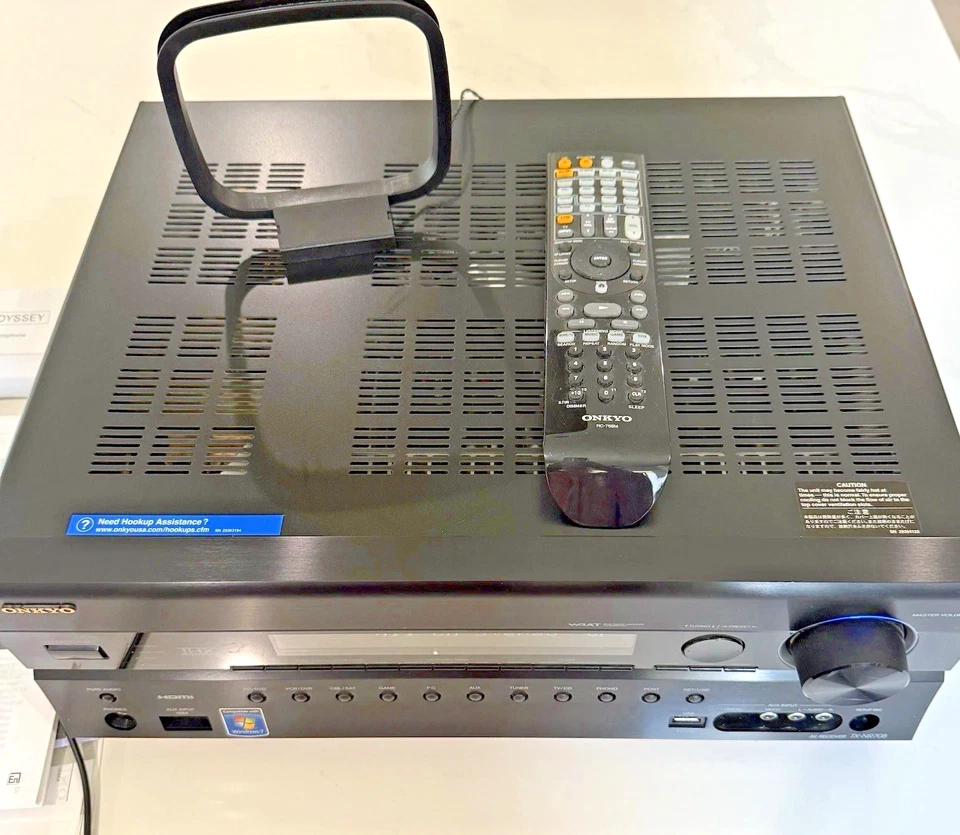 Onkyo TX-NR708 1080P 7.2 AV Receiver Ampli-tuner Audio Video Home Theater EUC - Image 3 of 4