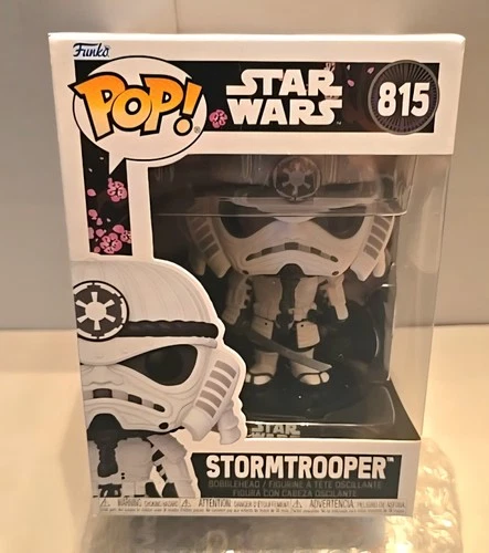 Funko- Star Wars  Collectible. Stormtrooper Samurai  #815 With Protector