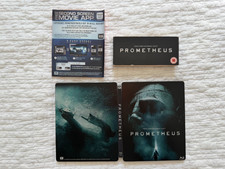 blu-ray PROMETHEUS 3D BR 3 Disc Steelbook Limited Edition REGION FREE