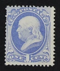 CKStamps: US Stamps Collection Scott#182P3 1c Franklin Unused NG
