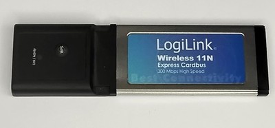 ExpressCard 34 WLAN Adapter LogiLink WL0043, 300 Mbps, Ralink RT2890, gebraucht