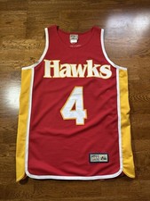 Hardwood Classics Atlanta Hawks Spud Webb Jersey NBA Throwback Y2K