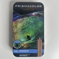 Premier Colored Pencils, Water-Soluble Color Pencil Set, Assorted Colors, Adu...