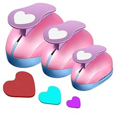 Papierstanzer Set Herz 3 Stück Scrapbooking ...