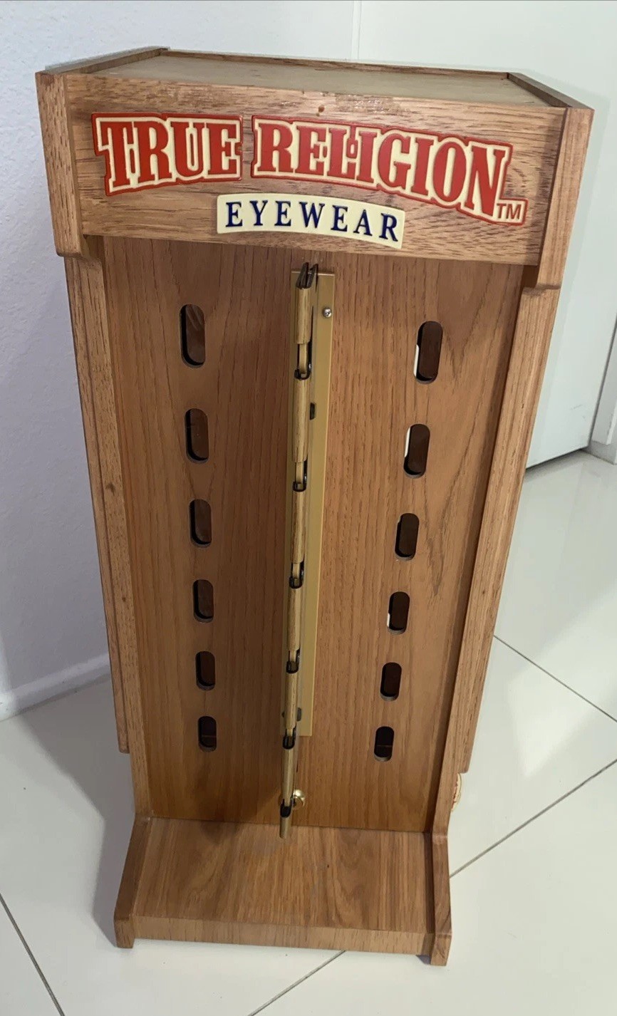 Vintage Rare True Religion Store Sunglasses Display Case Rotating Extremely RARE thumbnail 12