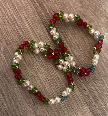 1pc red green white and gold homemade bracket (dm for both or more  )