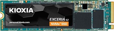 Kioxia Exceria SSD M.2 2280 NVMe PCIe Gen 3 2 TB 2000 GB 2100 MB/s lesen
