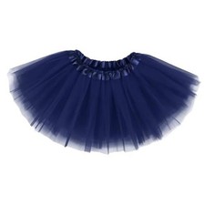 Tutu for Women Adults 5 Layered Tutu Skirts for Women Halloween One Size Navy