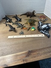Mixed Lot of 11 Vintage Plastic Sea Animals F...