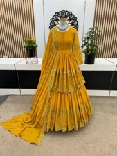 Latest Festival Wear Faux Georgette Top Lehenga With Fancy Dupatta For Women