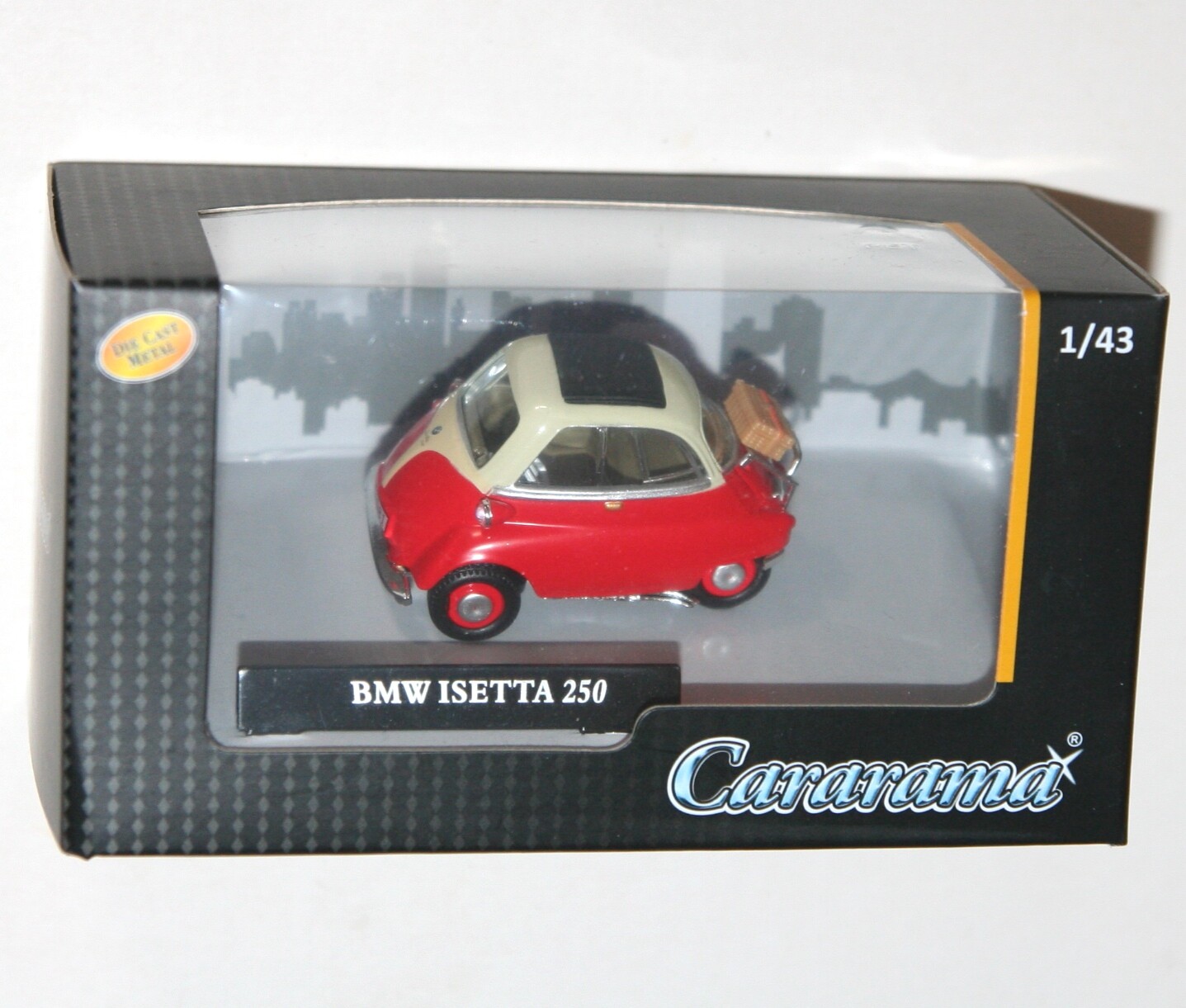 Cararama - BMW ISETTA 250 (Red) Model Scale 1:43