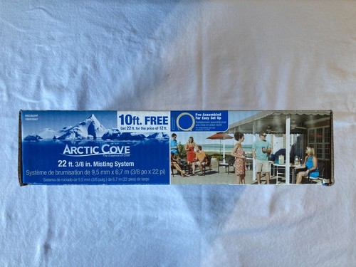 Arctic Cove MAC3822KP Outdoor 22’ 3/8” Misting Cooling Kit, w/ Mister Nozzle Cle - Picture 5 of 8