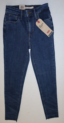 Levi's 721 Women's Sz 00 (Medium) 24Wx30L Blue High-Rise Skinny Denim Jeans $70