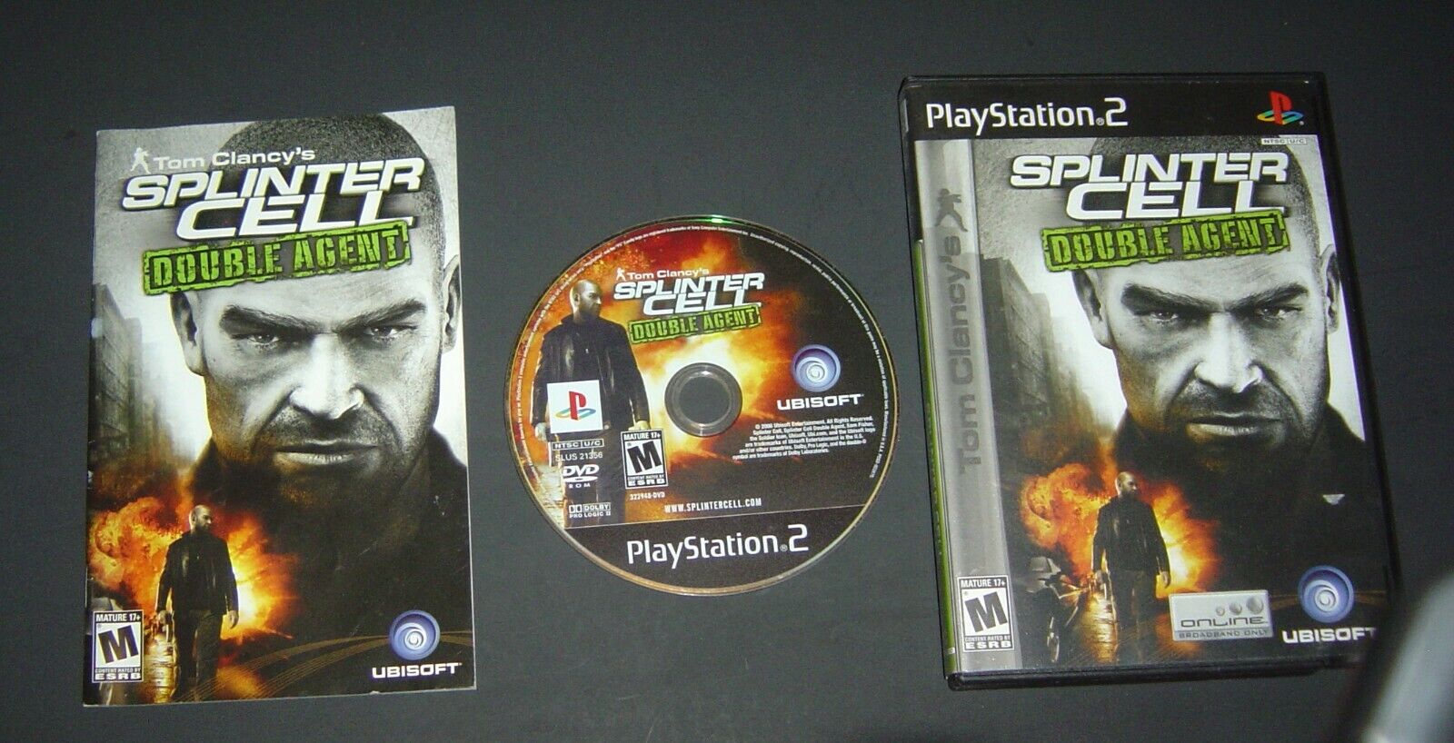 Tom Clancy's Splinter Cell Double Agent Ps2 PlayStation 2 for sale online