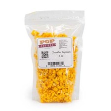 Cheddar Popcorn 3 oz. Savory Snack Cheddar Cheese Flavored Popcorn Made