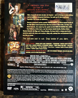 Thirteen Ghosts (DVD, 2002, Widescreen) 85392208326|