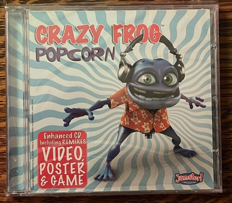 Popcorn, Pt. 1 [Single] by Crazy Frog (CD, Aug-2005, Gusto) for
