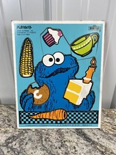Vintage Playskool Puzzle COOKIE'S C PUZZLE 315-4 Made in USA 10 Pieces