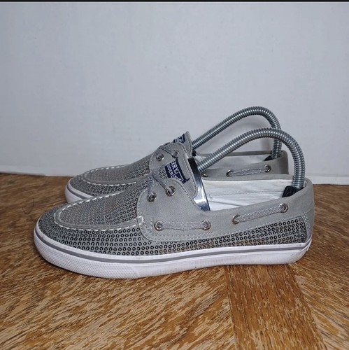 WOMENS SPERRY TOP-SIDER BAHAMA PEWTER 
