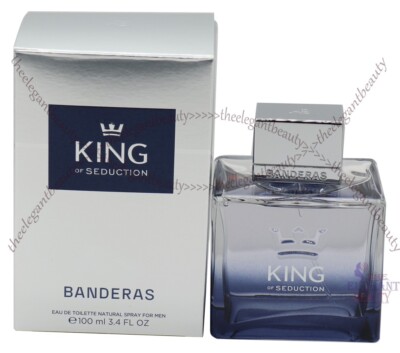 King of Seduction Cologne by Antonio Banderas 3.4/3.3 oz EDT Spray Men New