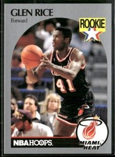 1990-91 NBA Hoops - Glen Rice #168 (RC)