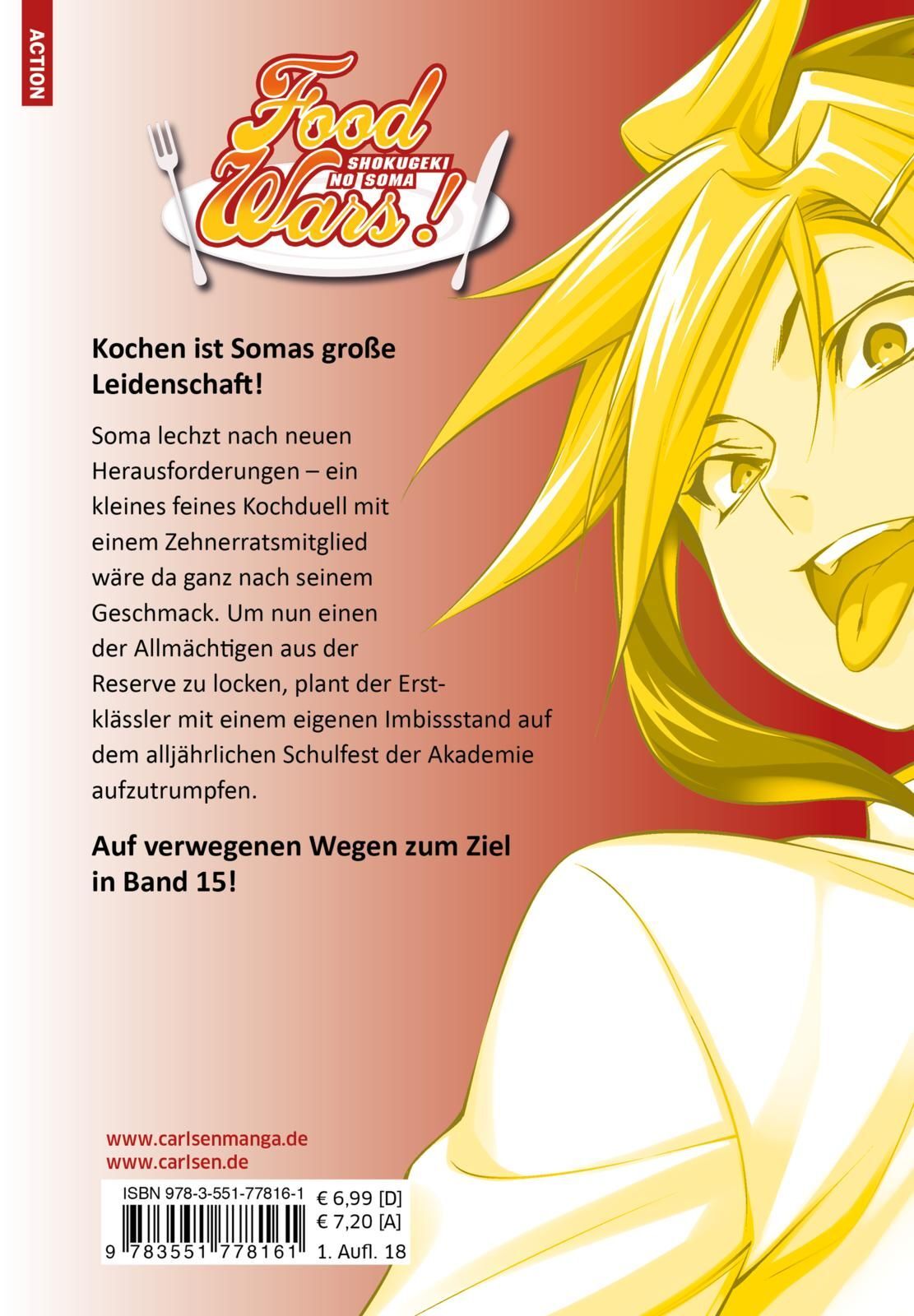 Thumbnail - Yuto Tsukuda; Shun Saeki; Antje Bockel / Food Wars - Shokugeki No Soma