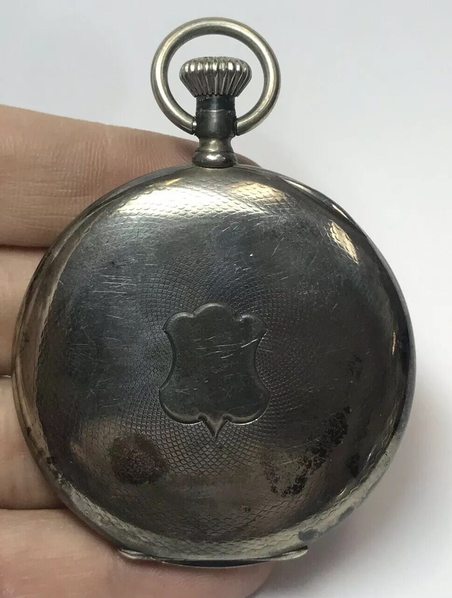 ANTIQUE DOXA MEDAILLE MILAN 1906 SILVER POCKET WATCH HORS ANTI