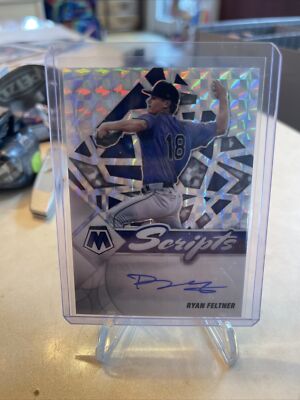 2022 Panini Mosaic Ryan Feltner Auto Scripts Rockies Silver Mosaic ...