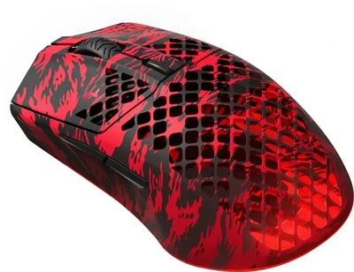 SteelSeries - Aerox 3 Super Light Honeycomb Wireless RGB Optical Gaming Mouse -