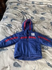 NY Giants Winter Jacket Used Kids Small 4 Used Condition