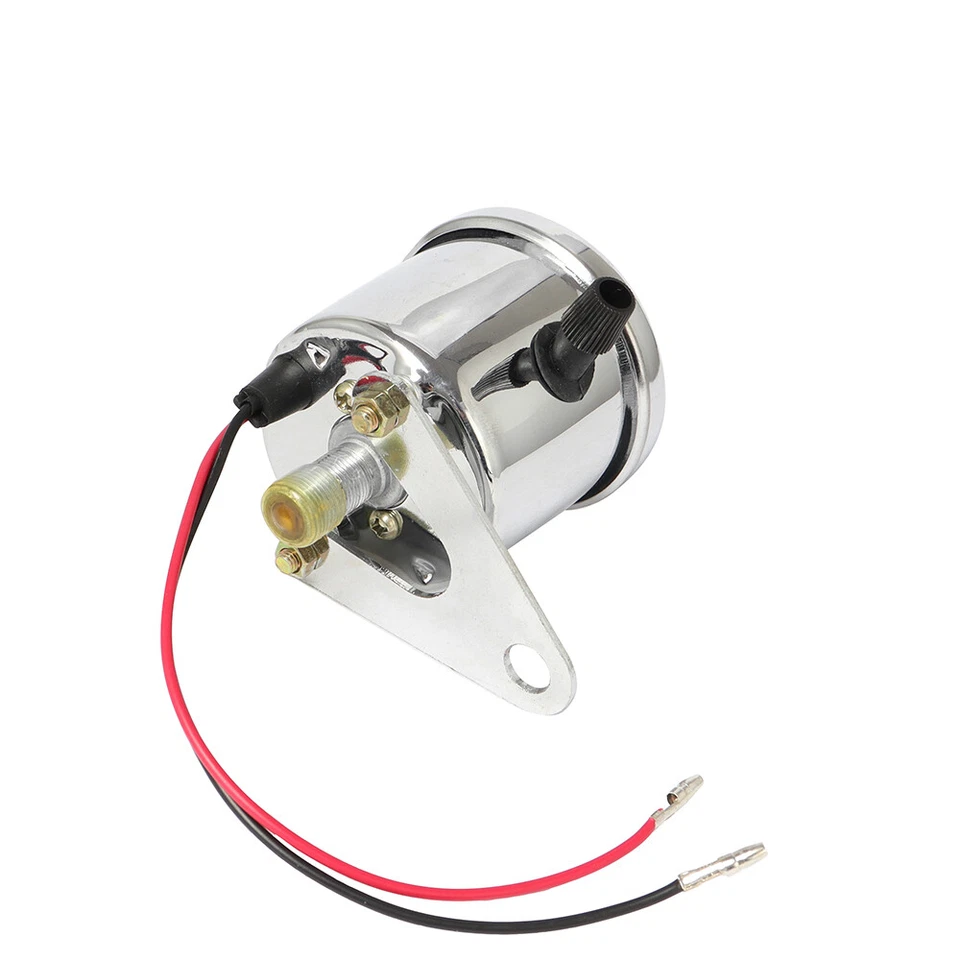 Universal Motorcycle Vintage Odometer KMH Speedometer Meter Gauge For Cafe Racer - Imagem 2 de 4