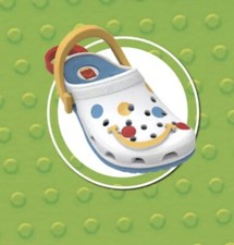 2024 McDONALD'S Crocs Plastic Keychain HAPPY MEAL TOYS